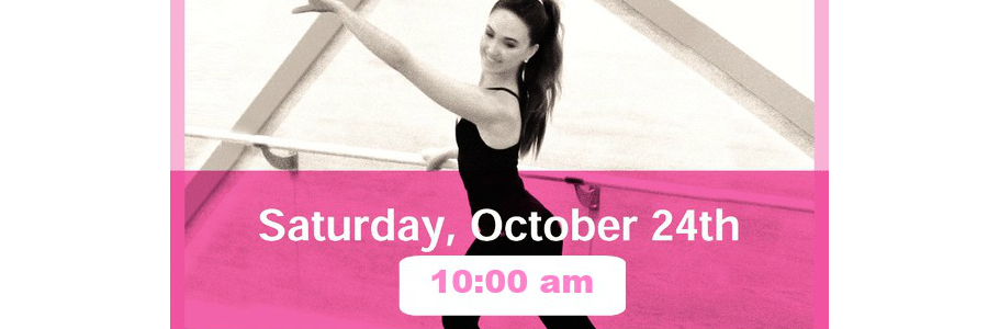 Plie for Pink with us October 24th!
